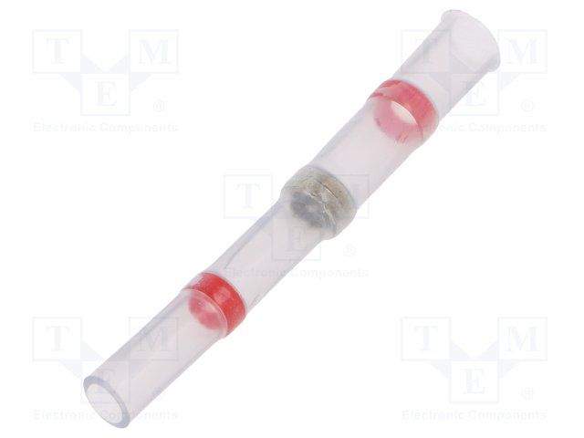 Solder Sleeve 2.7mm PO Red/Clear 125°C