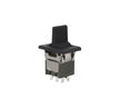 Illuminated Rocker Switch DPDT 6A 250VAC Paddle Lug
