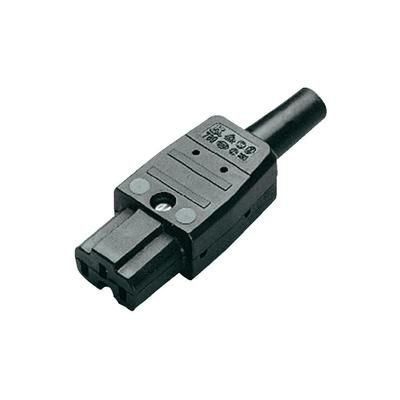 Hot wire connector C15A Socket, straight Total number of pins: 2 + PE 10 A Grey Kaiser 789/gr/C 1 pc(s)