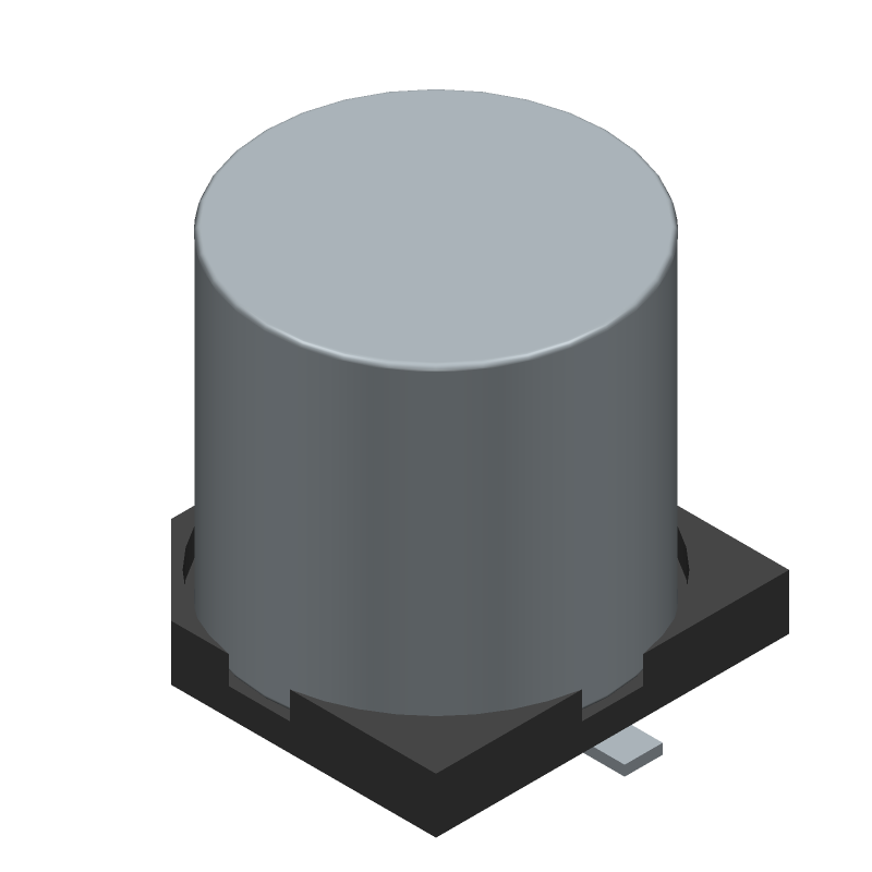 47uF Aluminum Electrolytic Capacitor, 63V, Polarized, Surface Mount
