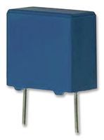 CAPACITOR, METALLIZED FILM, POLYESTER, 100 V, 1 uF, THROUGH HOLE MOUNT, RADIAL LEADED, LEAD FREE