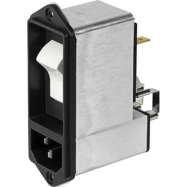 Power Entry Module;  Standard;  Panel Mount/Screw;  QC Terminals;  250 VAC;  10A