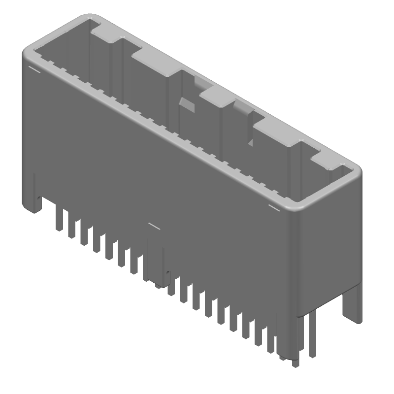 025 40POS CAP ASSY V SELECTIVE-TIN