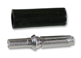 PLUG, 4MM; Product Range:-; Gender:Plug; Contact Termination Type:Clamp / Solder; Current Rating:10A; Voltage Rating:-; Contact Plating:-; Contact Material:-; Connector Colour:Black; Connector Mounting:Cable Mount; SVHC:No SVHC (15-Jun-2015); Cable Diameter Max:4mm; Connector Type:4mm Banana; Contact Termination:Clamp / Solder; External Length / Height:31.8mm; Operating Temperature Max:85°C