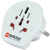 Single travel adapter Australia & Europe CHProtective contactEuroAUCNUK / HKIT AUProtective contactFR / PL / BE / CZ / SK, 1.500210, SKross