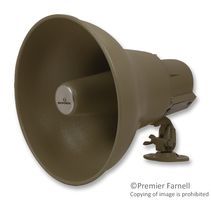 Horn;  225 Hz to 14 kHz;  30 W;  -22;  11 in. Dia.x 10-1/2 in. D;  Plastic;  6 lbs.