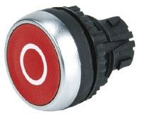 BACO BACO Series, Red Push Button Head, O, 22mm Cutout