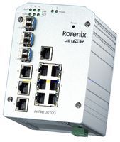 ETHERNET SWITCH; Ethernet Switch Application:Industrial; Ethernet Switch Type:Unmanaged Fast Ethernet; Ethernet Switch Mounting:DIN Rail / Wall; No. of Ports:10Ports; Port Types:RJ45 x 10; Network Speeds:10Mbps, 100Mbps ;RoHS Compliant: Yes