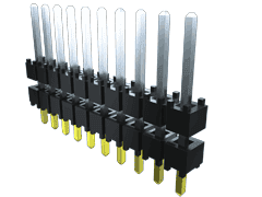 Conn Board Stacker HDR 5 POS 2.54mm Solder ST Top Entry Thru-Hole