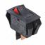 Illuminated Rocker Switch, SPST, 16A 250VAC, Quick Connect, Black