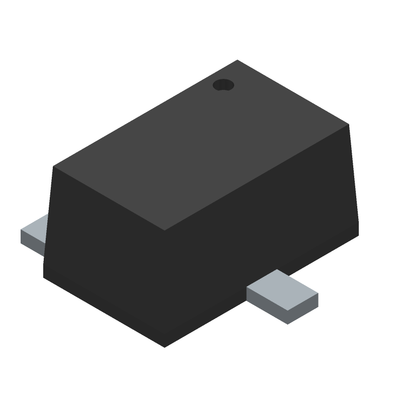 Small Signal Bipolar Transistor, 0.1A I(C), 50V V(BR)CEO, 1-Element, PNP, Silicon, HALOGEN FREE AND ROHS COMPLIANT, SMINI3-F2-B, SC-85, 3 PIN