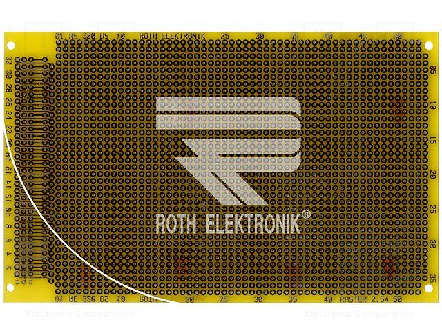 ROTH ELEKTRONIK         RE320-LFDS            LABOR CARD, FR4, RM 2,54 MM
