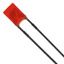 Single Color LED, Red, Diffused, 3mm, 3 X 2 MM PACKAGE-2