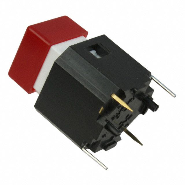 Special Switch, SPST, Off-(on), Momentary, 0.001A, 20VDC, 6 PCB Hole Cnt, Solder Terminal, Through Hole-straight,