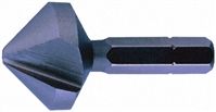 EXACT HSS 31 mm 90 Countersink Drill Bit, 6.3mm Head Diameter, 3 Flutes