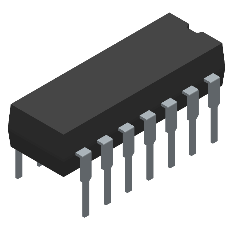 Quad Op Amp, 1MHz GBW, 32V Max Supply, DIP