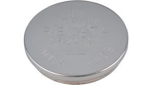 CR Series Lithium 24.5 mm 3 V 540 mAh Coin Cell Battery