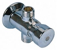 Delabie Toilet Flush Valve, Dual Flush, 1/2in