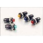 Red LED Panel Mount Indicator, 14V, 55mcd, 20mA, Turret