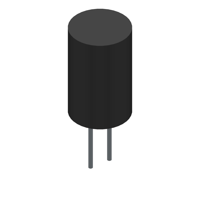 100uF 35V Radial Aluminum Electrolytic Capacitor