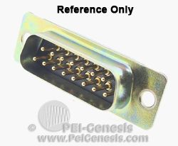 CONN D-SUB PLUG 15POS R/A SOLDER