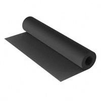Mat, Stat free J , Foam Rubber, Black, 0.125In X 16 In X 24 In