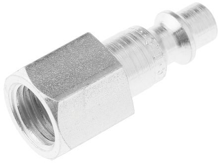 CEJN Steel Pneumatic Quick Connect Coupling, G 1/4 Female, Threaded