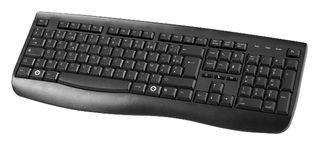 KEYBOARD, AZERTY, 108 KEYS, USB+PS/2 BL