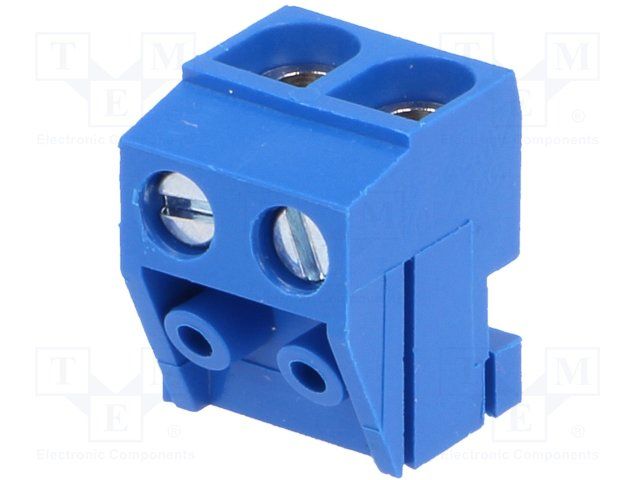 Plug-in terminal block DG332K-5.0-02P-12-00AH, 2-ways, 5.00mm, blue, RoHS