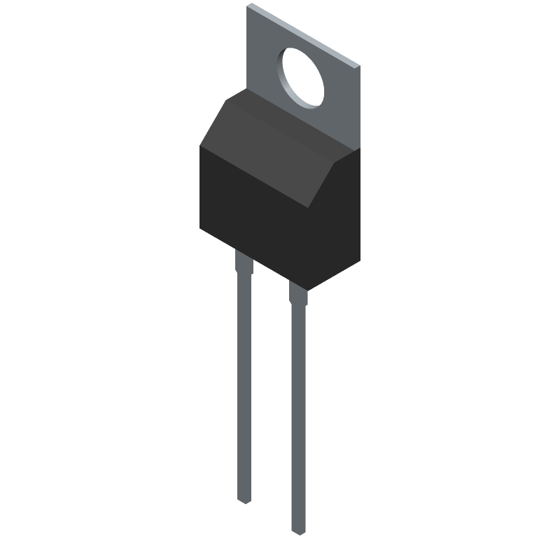 Rectifier Diode, Avalanche, 1 Phase, 1 Element, 30A, 600V V(RRM), Silicon, TO-220AC, ROHS COMPLIANT, TO-220F, 3 PIN