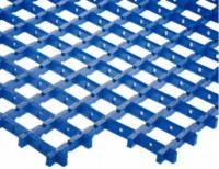 COBA Blue PVC Anti-Slip Flooring Mat with Ribbed Surface Finish