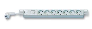 APSA   D7000S/7   Power Distribution, 7 Outlets, 250 V, 16 A, 482.6 mm, 482.6 mm, 2 m