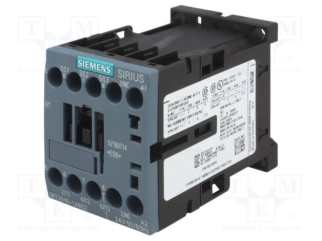 CONTACTOR S00 9A 24VAC 1NC SCREW