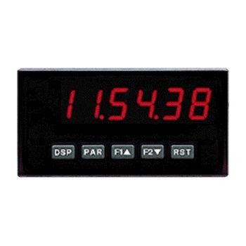 Red Panel Timer, 0.56", 85-250VAC, 2.3kV Isolation, 0.01% Accuracy