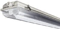 18 W Fluorescent Ceiling Light Fitting, 220  240 V Tubular, 1 Lamp, Anti-corrosive, 671 x 101 x 93 mm