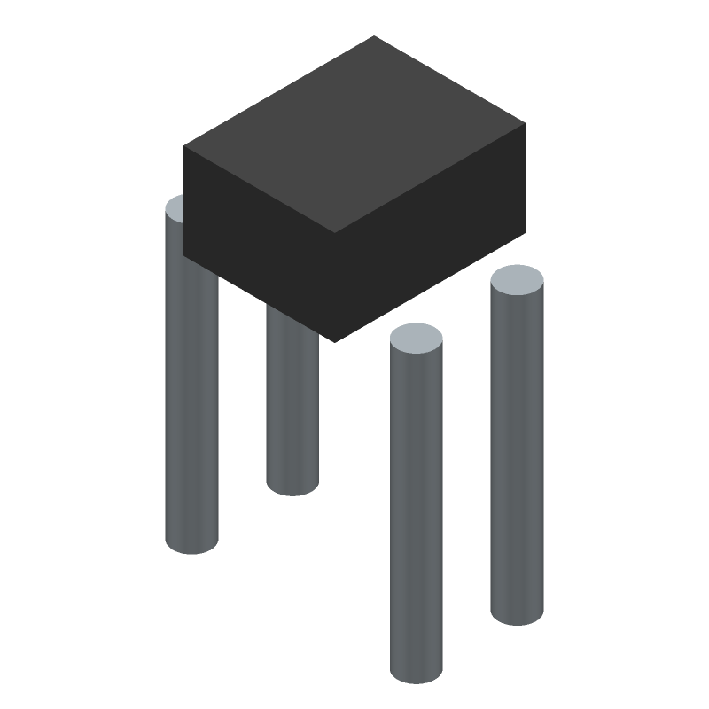 Reflective Object Sensor, Phototransistor, 30V, 50mA, DIP, TH