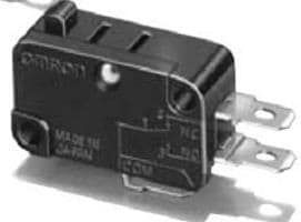 SPDT Snap Action Switch 15A 250VAC Hinge Lever