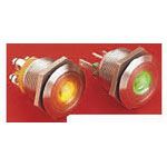 Illuminated Pushbutton Switch, SPST, Momentary, 50mA, 24VDC, Screw Term