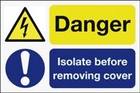 Signs & Labels Vinyl with English Text Self-Adhesive, 40 x 60mm