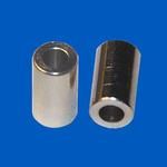 Spacer Round 6.4mm-ID 11mm-OD 5mm-LG Brass QQ-B-6261 Nickel