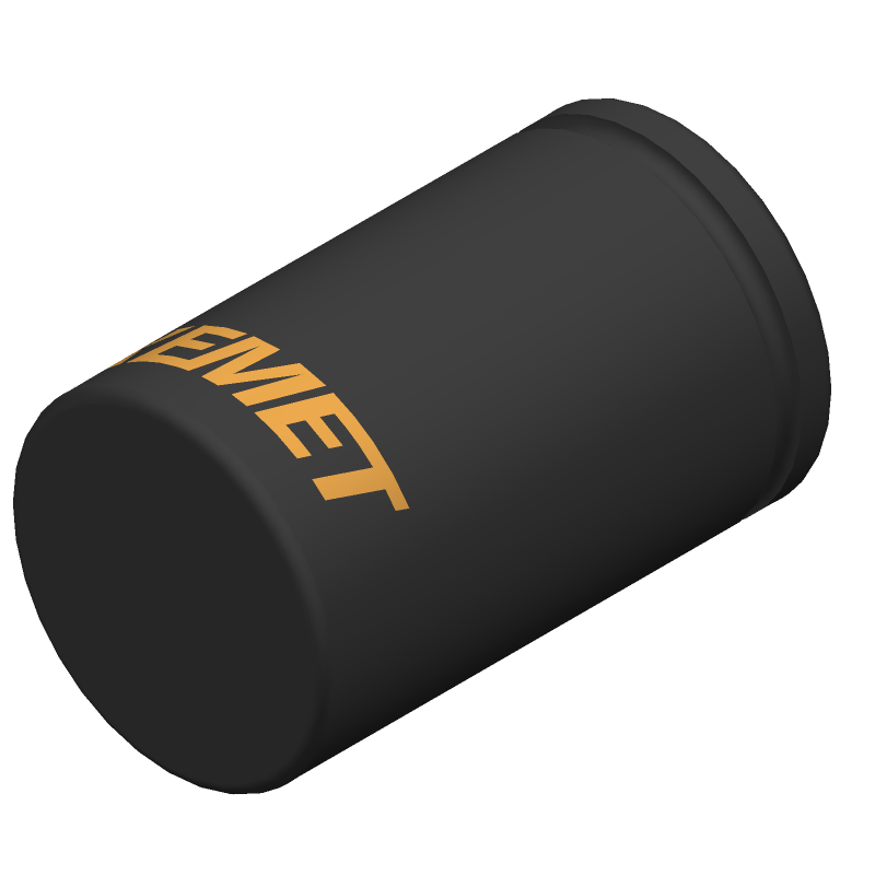 22mF 63V Aluminum Electrolytic Capacitor, 12mR ESR, Screw Terminal