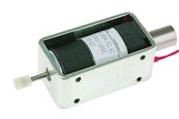 Push Action DC D-Frame Solenoid, 12mm stroke, 10.5W, 12 V dc