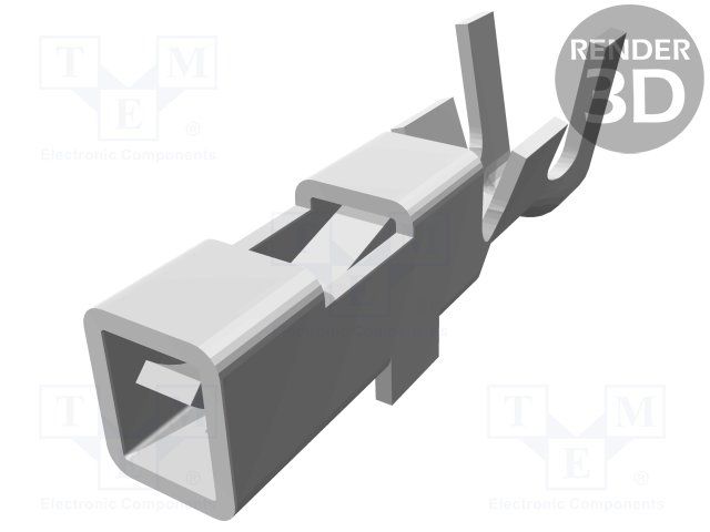 Female Socket Connector, 3A, Gold, 1.6mm Insulation, Crimp