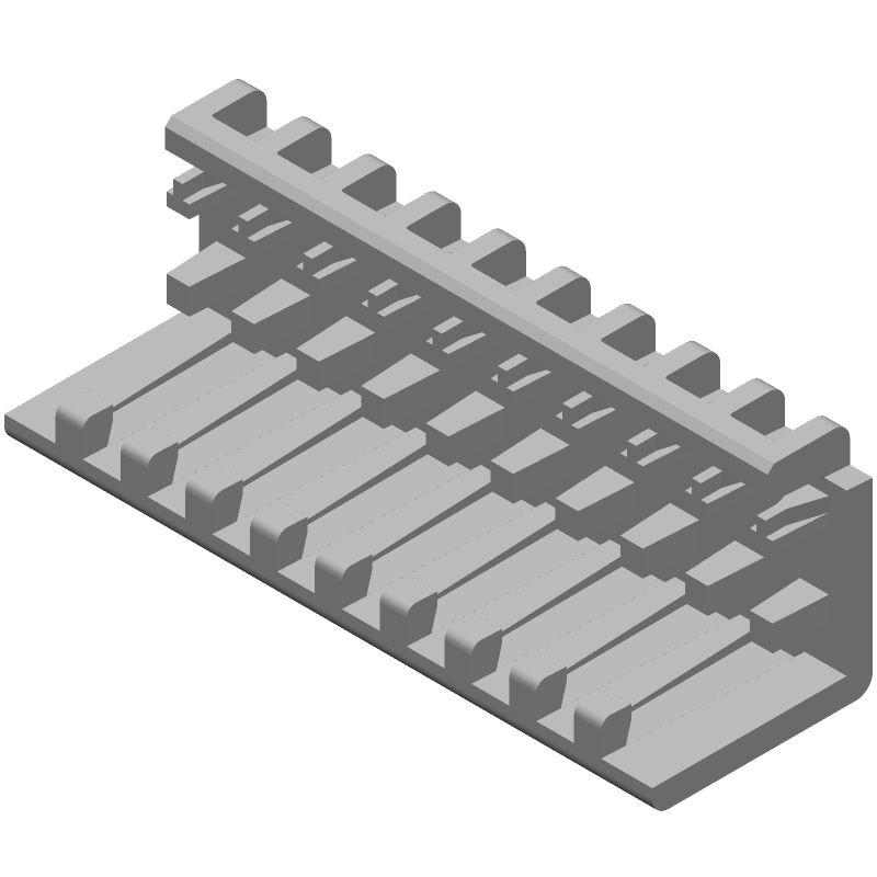 (1-643075-0) 10P MTA100 MOLDED COVER
