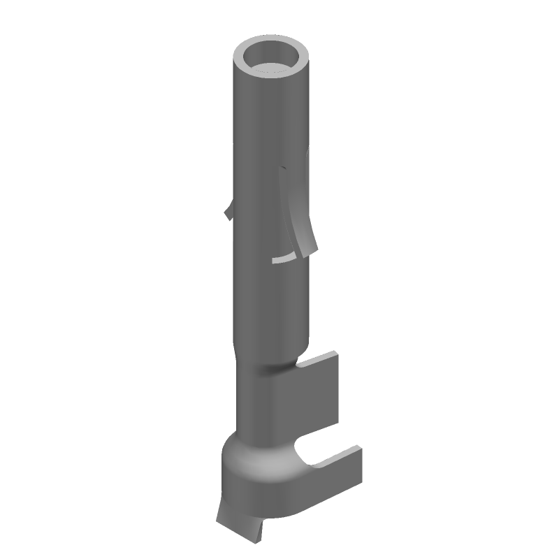 Female Crimp Power Contact, 19A, 600V, 20-14 AWG, Ni/Au