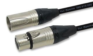 VDC   401-030-001   XLR MALE, XLR FEMALE, 5WAY, BLACK, 15M
