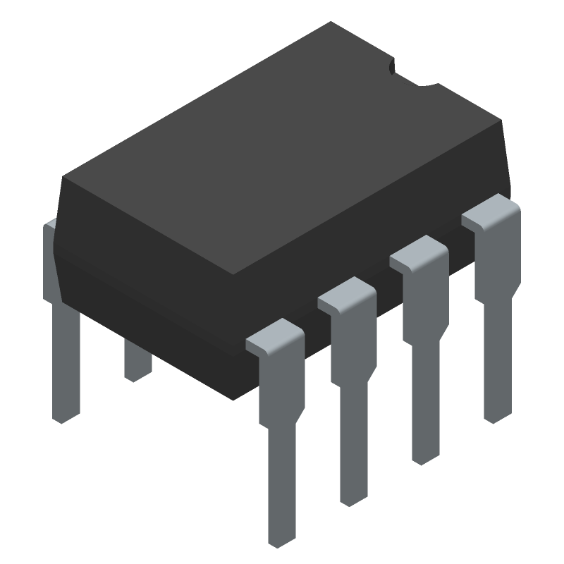ISOLATION AMPLIFIER, 3750V ISOLATION-MIN, 100kHz BAND WIDTH, PDIP8, DIP-8