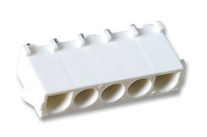 5 Way Vertical Header, Male Pin, 19A, 600.6kV, 6.35mm Pitch