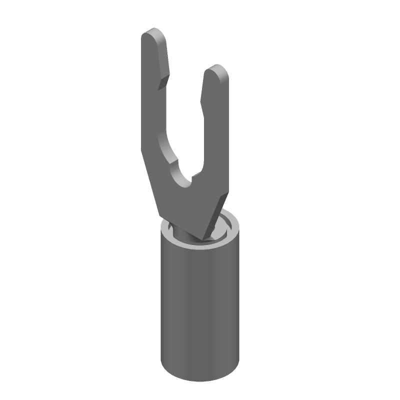 Spring Terminal, 16-22AWG, Red, Insulated, 300V, Tin