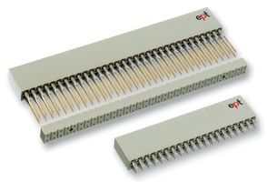 Board Connector, 40 Contact(s), 2 Row(s), Female, Straight, 0.1 inch Pitch, Press Fit Terminal, Plug,